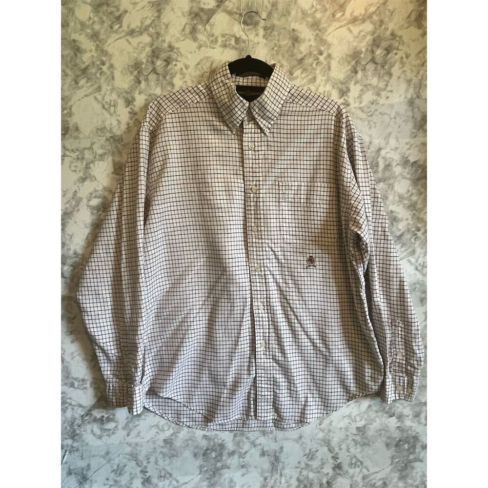 Tommy‎ Hilfiger Men's Check Button-Up Shirt Multicolor Size M